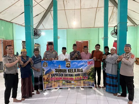 Lewat Suling, Polsek Batanghari Leko Ingatkan Warga Tidak Membakar Kebun dan Lahan