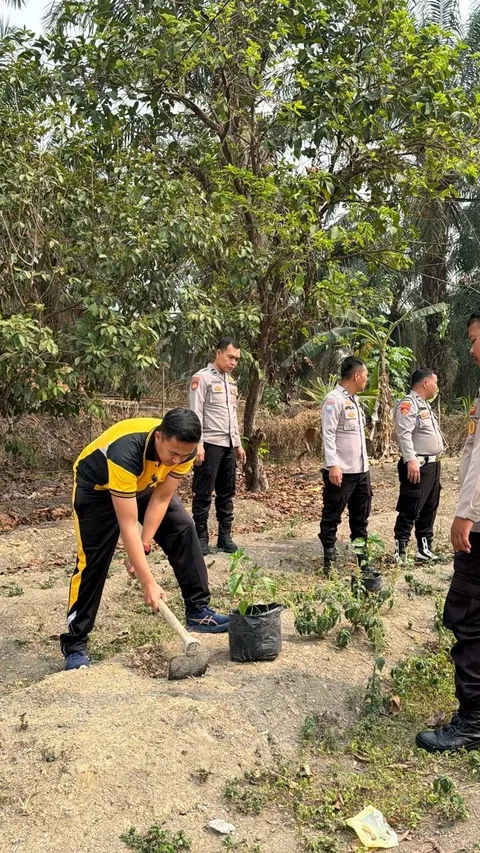 Cegah Kerusakan Lingkungan, Polsek Batanghari Leko Dorong Kepedulian lewat Green Policing